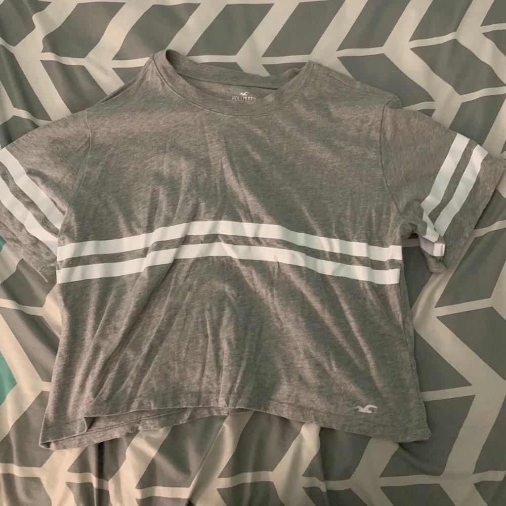 Hollister cropped shirt